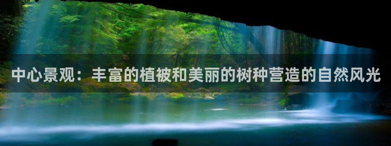 摩根转型娱乐的视频：中心景观：丰富的植被和美丽的树种营造的自然风光